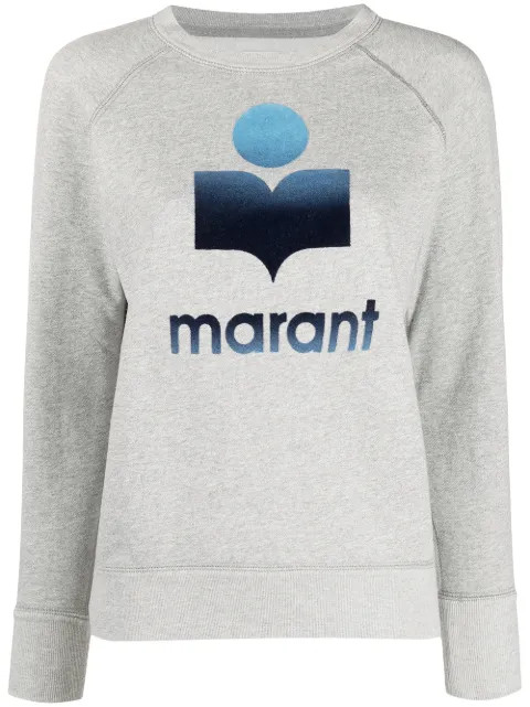 Isabel Marant Étoile Logo Printed Sweatshirt - Farfetch | Farfetch (UK)