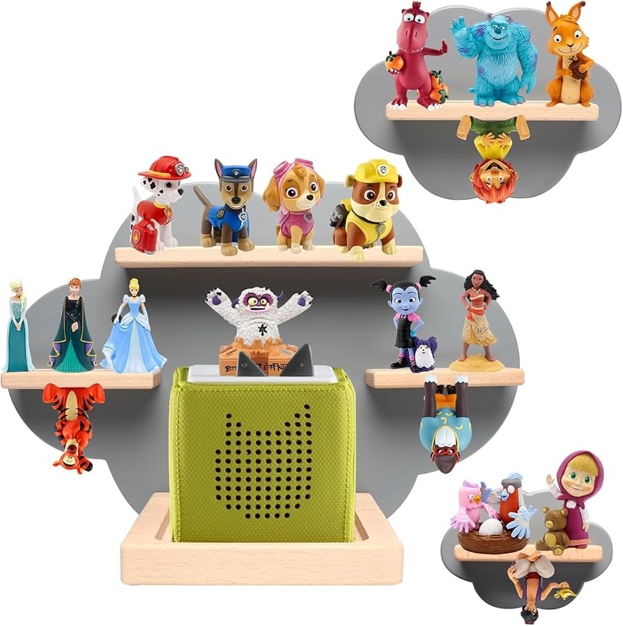 for TonieBox and for Tonie Shelf Cloud, Tonies Storage for Tonie Figures Characters, Floating She... | Amazon (US)
