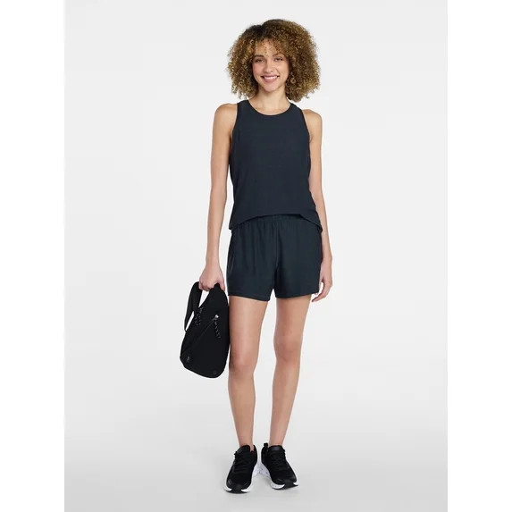 Athletic Works Women's and Women’s Plus ButterCore Soft Performance Gym Shorts, Available in 1,... | Walmart (US)