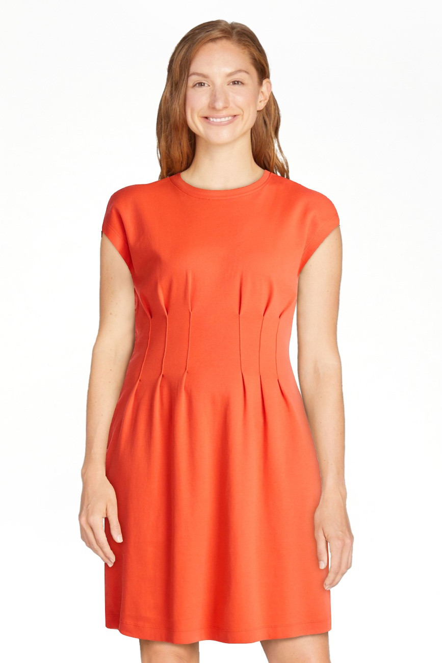 Time and Tru Women's Pleat Waist Mini Dress, Sizes XS-XXXL | Walmart (US)