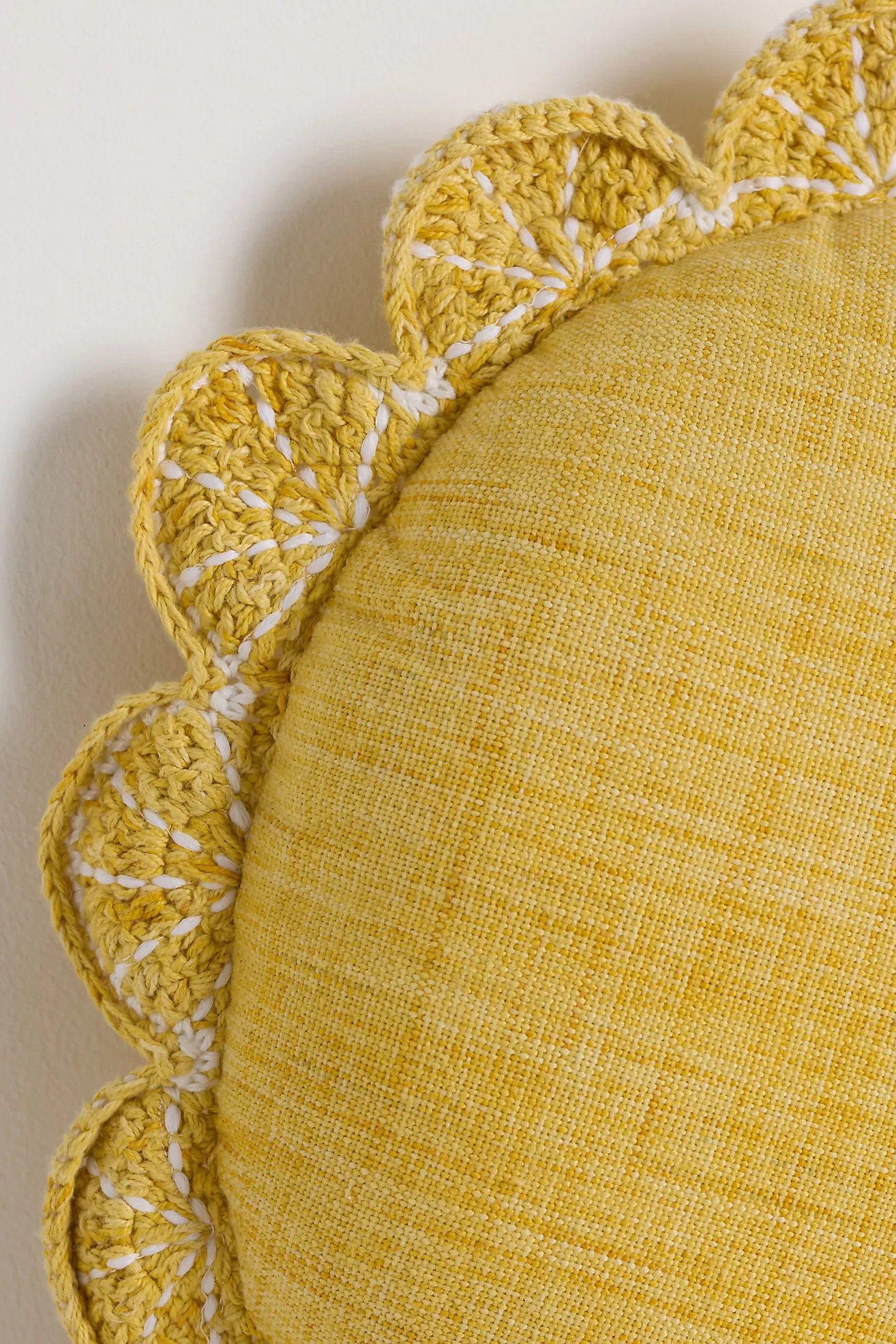 Dominica Indoor/Outdoor Woven Fruit Trim Pillow | Anthropologie (US)