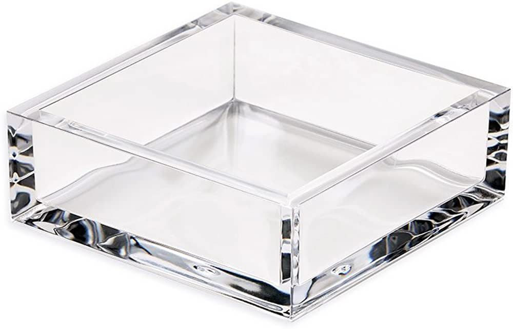 Caspari Acrylic Cocktail Napkin Holder, Clear, 1 | Amazon (US)