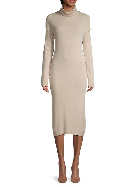 Stitchdrop Essential Rib-Knit Midi Dress on SALE | Saks OFF 5TH | Saks Fifth Avenue OFF 5TH