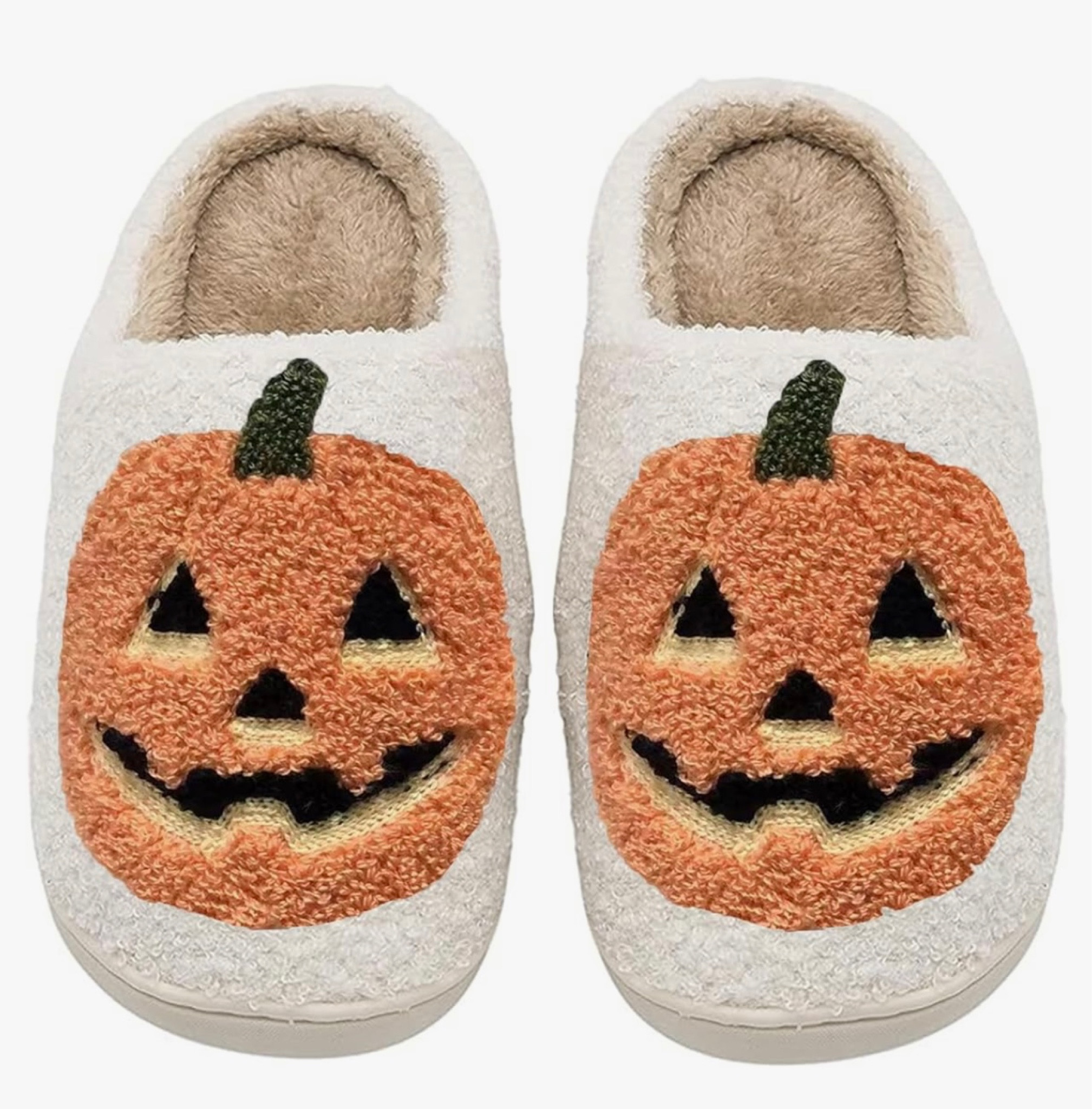 Pumpkin slipper / festive house shoes / Halloween slippers / cozy slippers / comfortable shoes / house shoes / slippers / slip-ons / cozy comforter 

#LTKSeasonal #LTKshoecrush #LTKHalloween