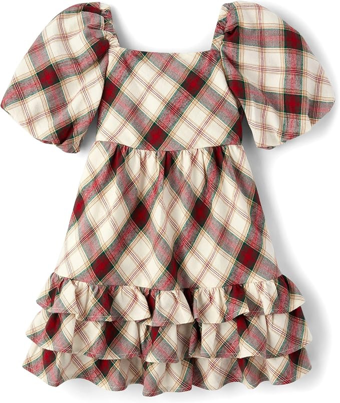 Gymboree Girls and Toddler Short Sleeve Tiered Dresses | Amazon (US)