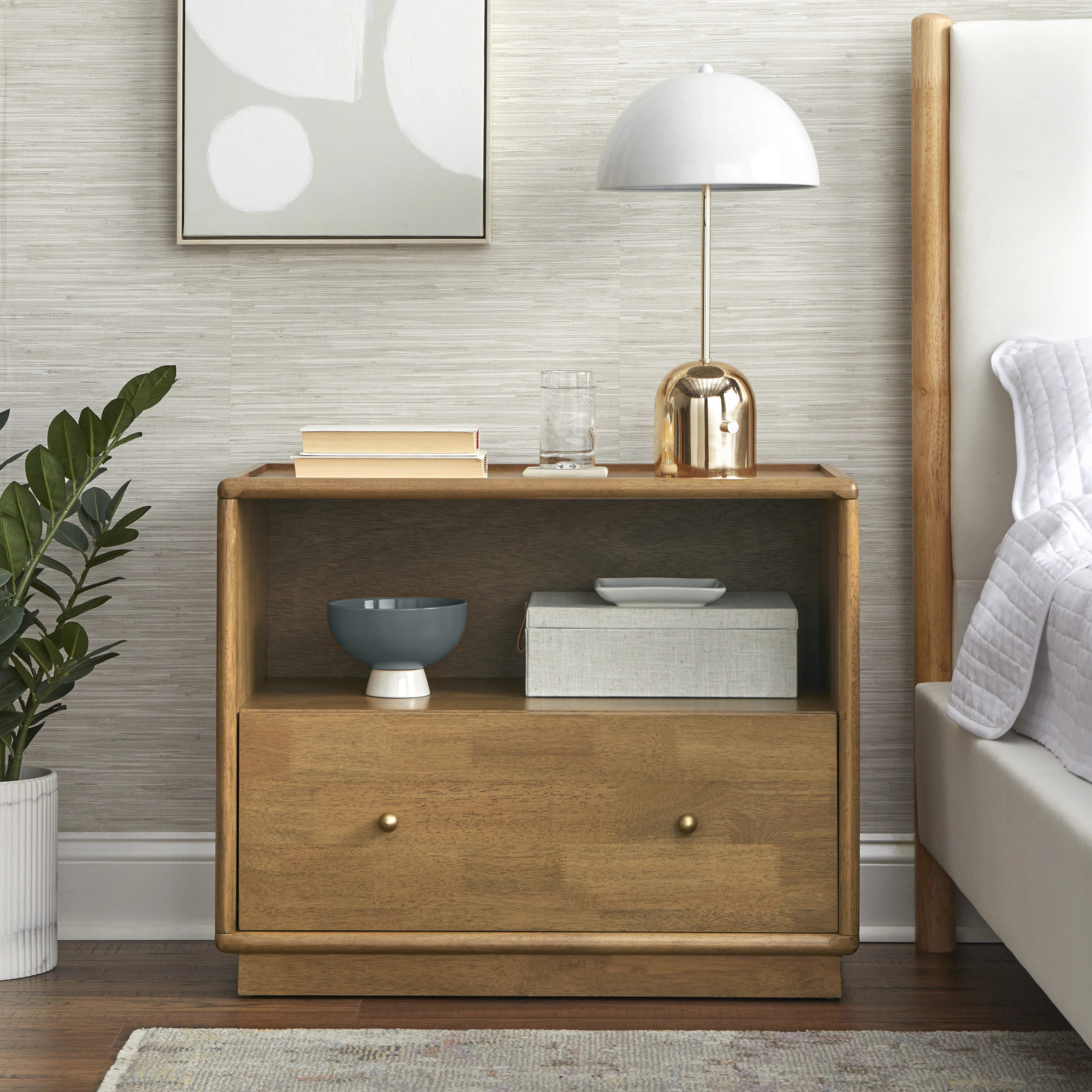Claudia 30" Extra Wide Night Stand | Wayfair North America