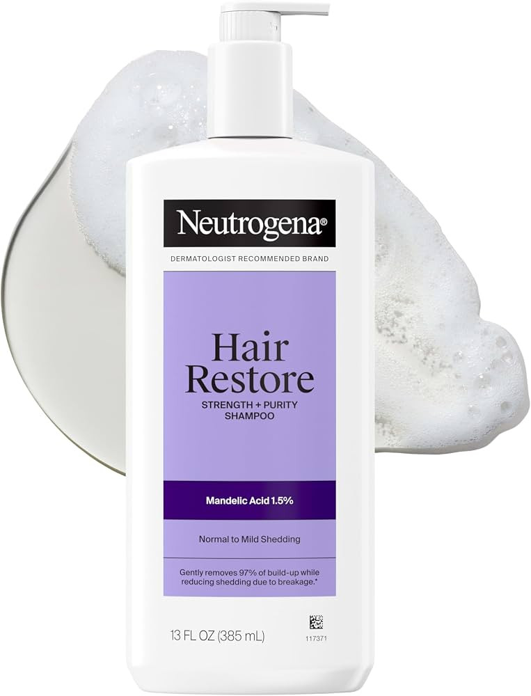 Neutrogena Hair Restore Strength + Purity Sulfate-Free Shampoo, 13 fl oz | Amazon (US)