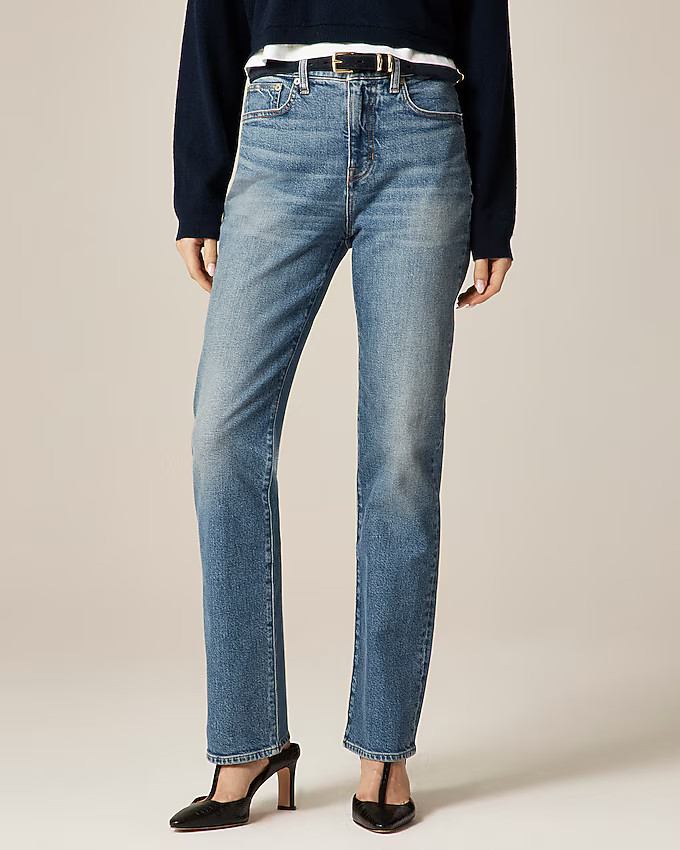 Nipped straight jean in stretch | J. Crew US