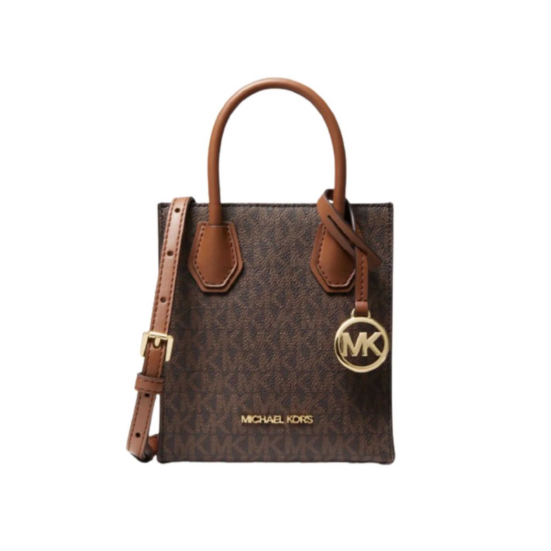 Michael Kors Mercer Extra-Small Logo and Leather Crossbody Bag (6”W X 6.75”H X 2.5”D) | Walmart (US)