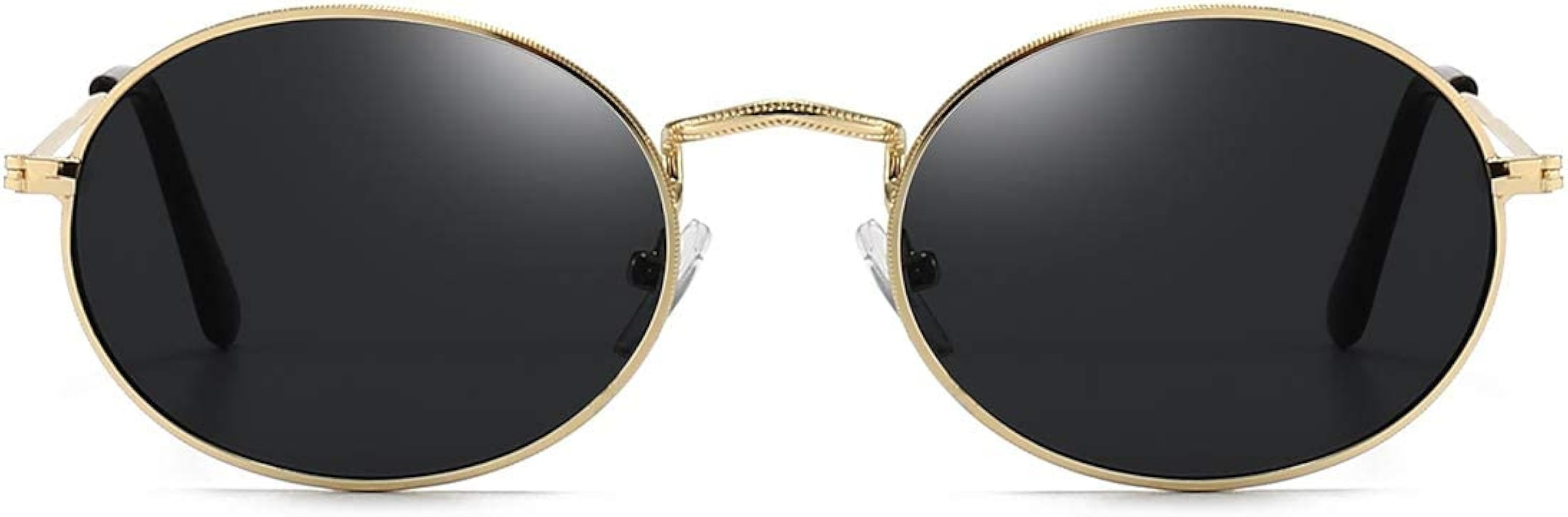 Dollger Oval Sunglasses for Women Vintage Metal Frame Glasses Anti Reflective Retro Eyeglasses Un... | Amazon (UK)