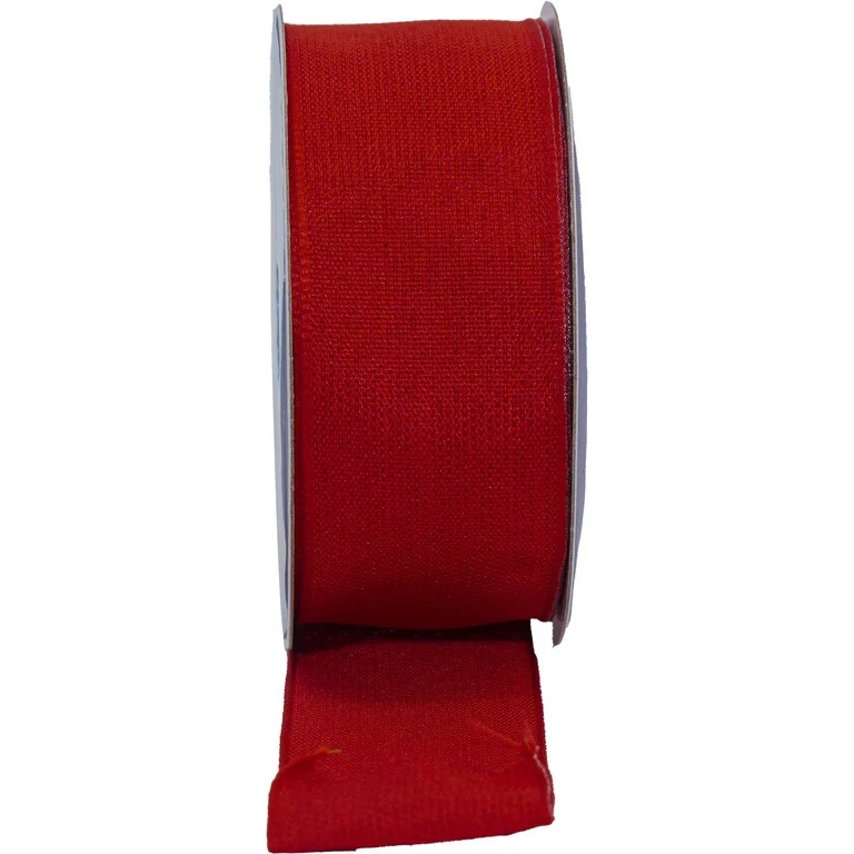 Woven Ribbon, Red, 18', by My Texas House | Walmart (US)