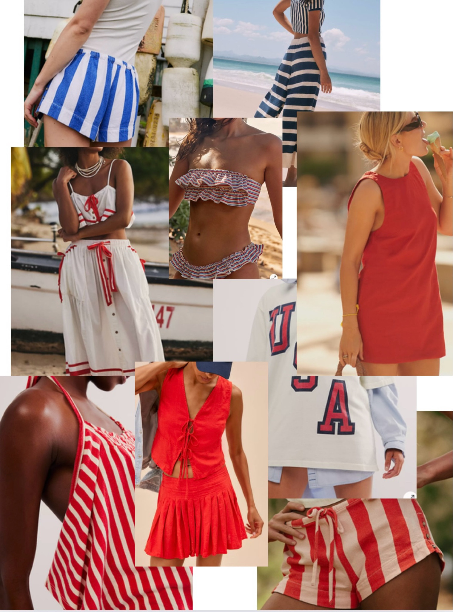 4th of July outfit inspo! all pieces are from free people and would be so cute for the fourth❤️🌊

#LTKStyleTip #LTKSeasonal
