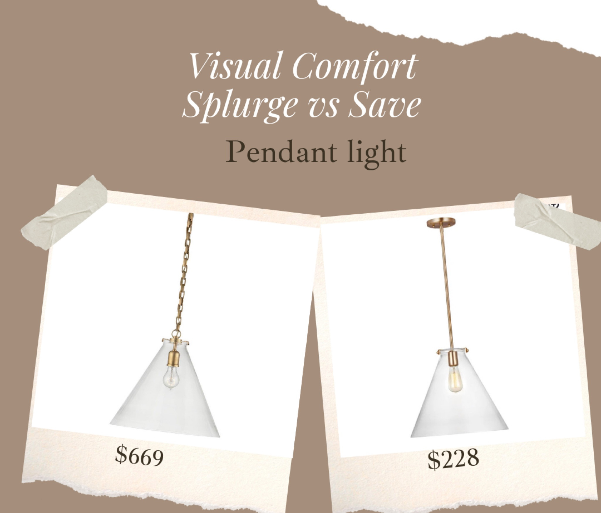 Gorgeous visual comfort pendant light lookalike 

#LTKhome #LTKFind #LTKsalealert