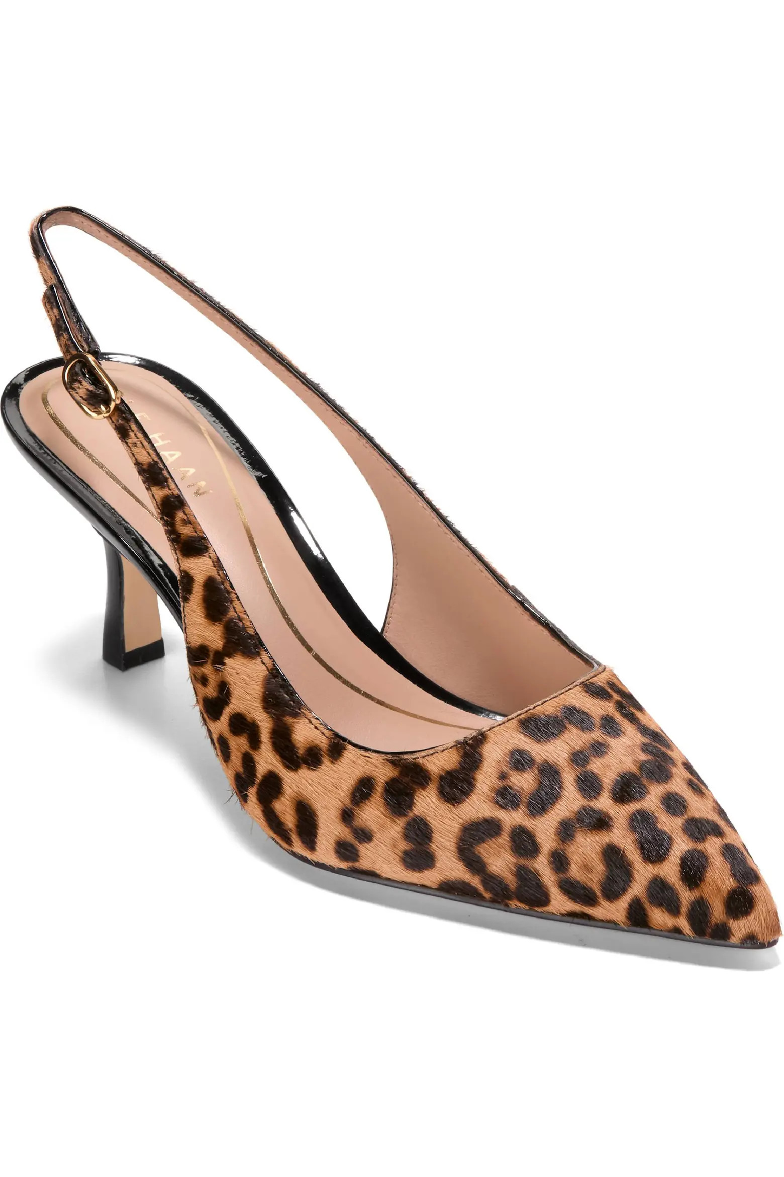 Cole Haan Hansell Genuine Calf Hair Slingback Pointed Toe Pump (Women) | Nordstrom | Nordstrom