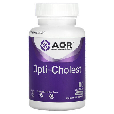 Advanced Orthomolecular Research AOR, Opti-Cholest, 60 Capsules (500 mg per Capsule) | iHerb