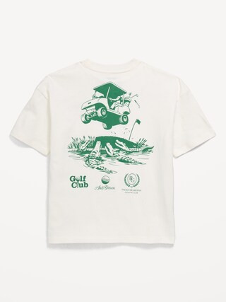 Oversized Short-Sleeve Graphic T-Shirt for Boys | Old Navy (US)