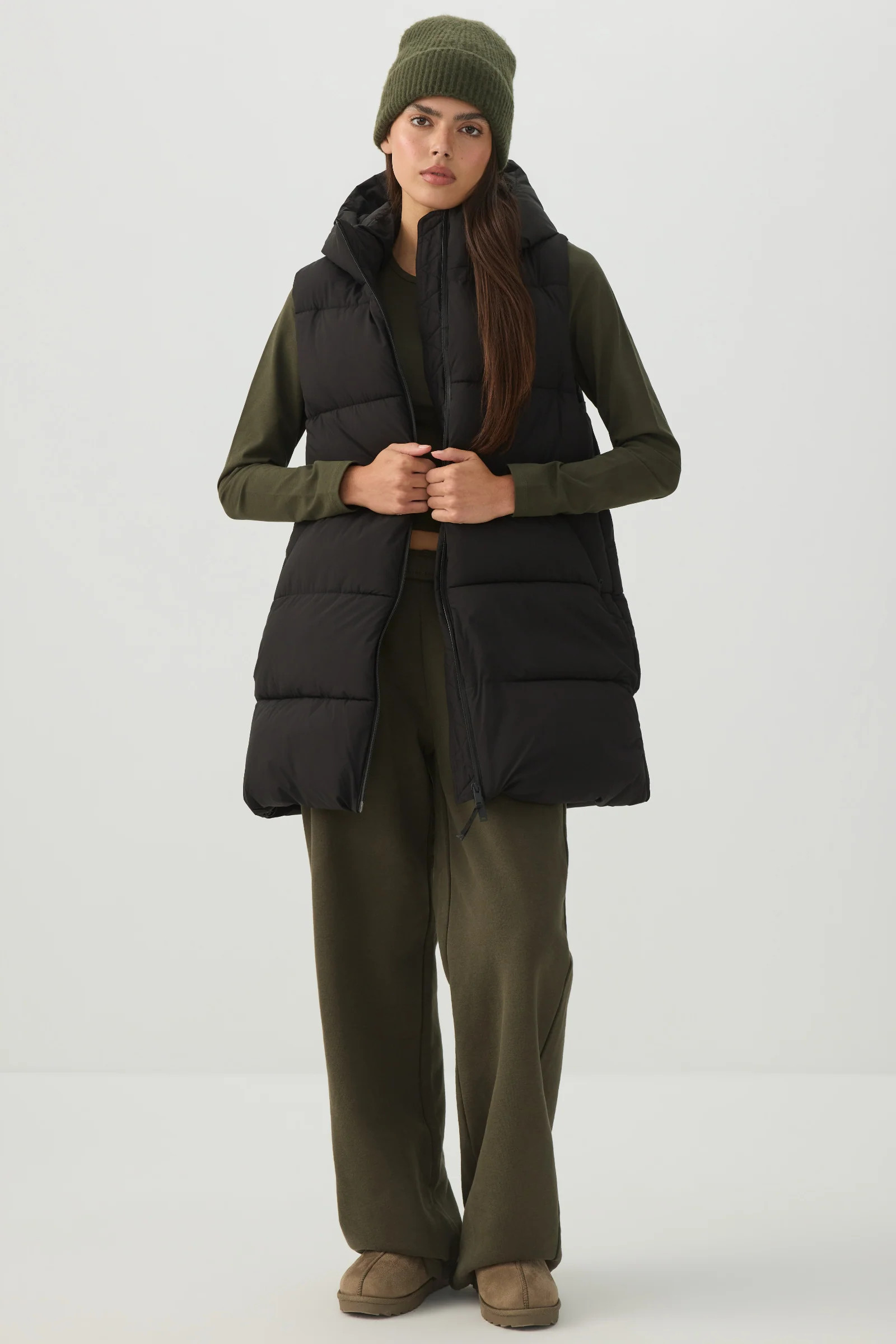 The Midi AirPuff\u2122 Vest Arctic Eclipse | Ardene Canada | Ardene US