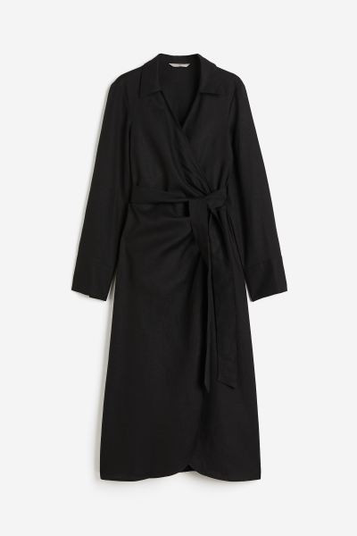 Linen-blend Wrap Dress | H&M (US + CA)