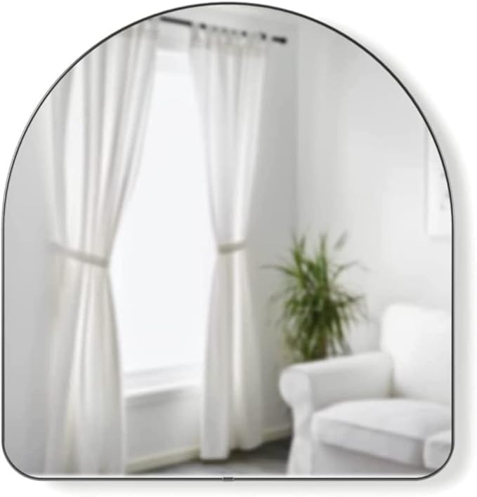 Umbra Arched 34x36 Mirror, Metallic Titanium | Amazon (US)