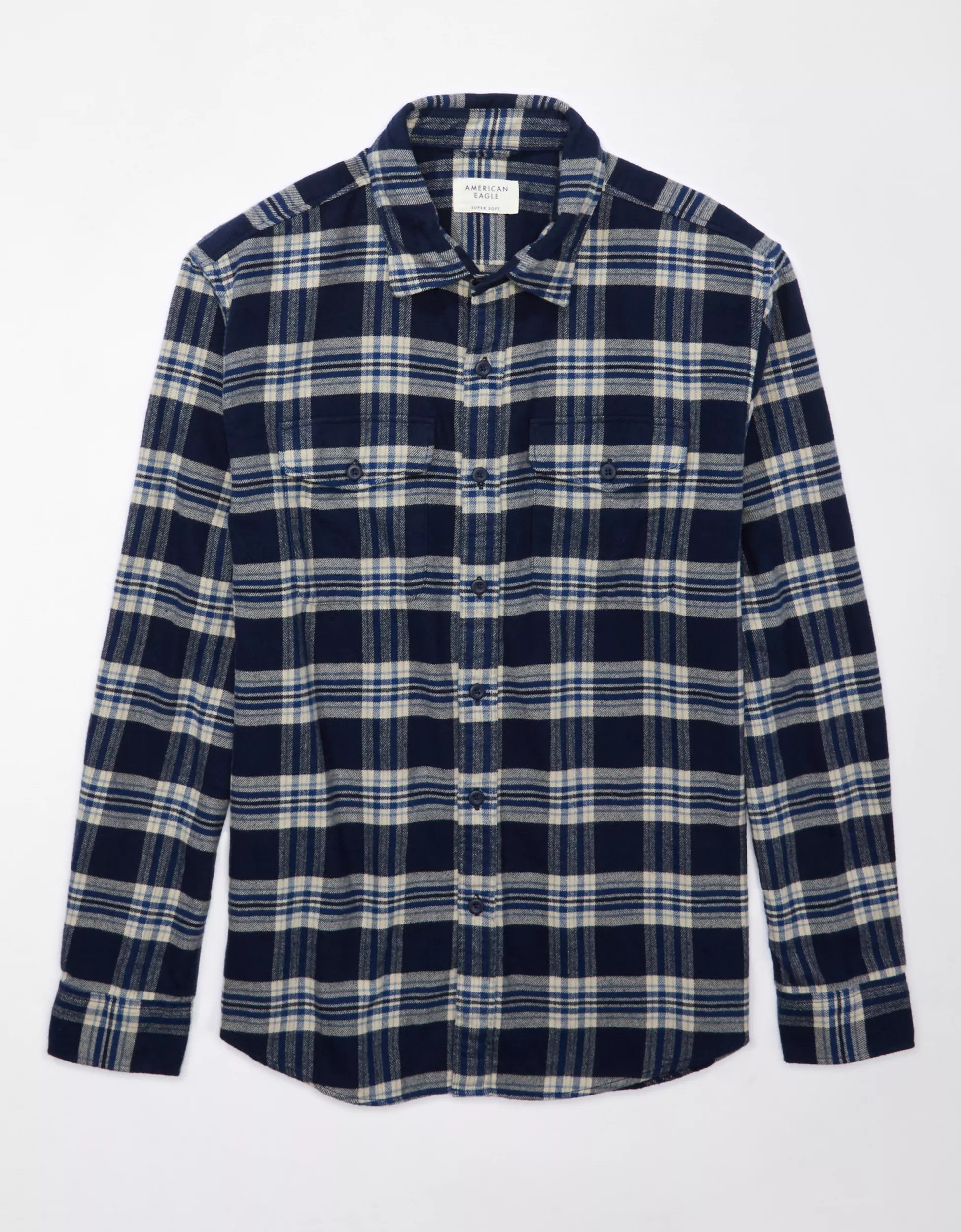 AE Super Soft Flannel Shirt | American Eagle Outfitters (US & CA)