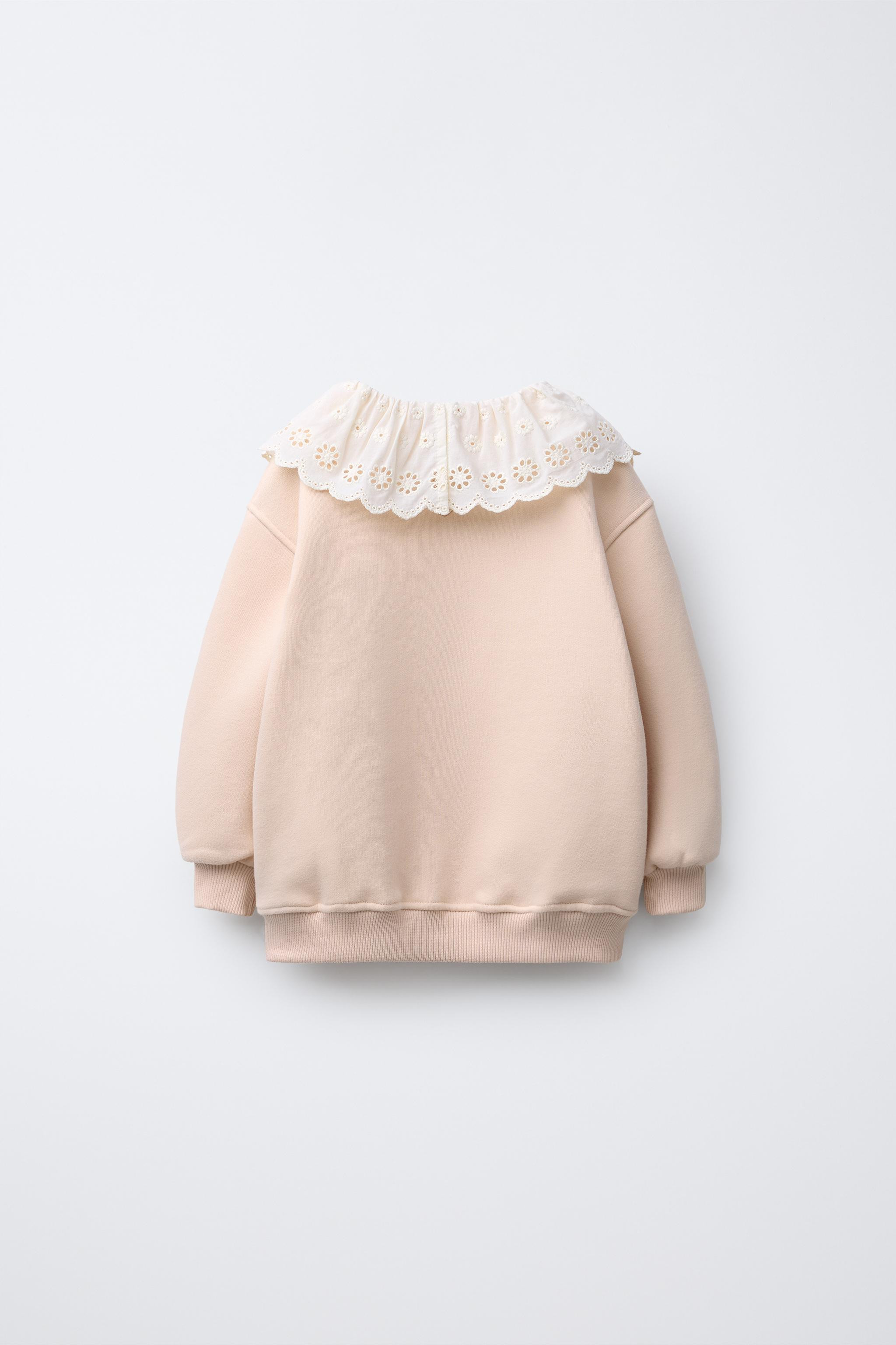 COMBINATION COLLAR SWEATSHIRT | Zara US