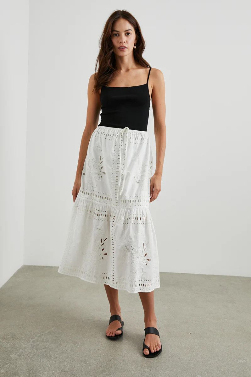 PRINA SKIRT - WHITE | Rails