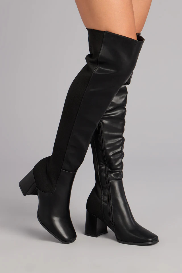 Sleek Confidence Over-The-Knee Boots | Windsor Stores