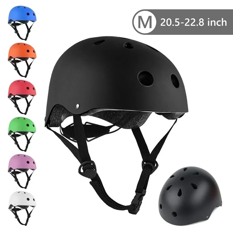 Tripumer Youth Bike Helmet Boys Girls Scooter for 9 -15 Years Skateboard  Adjustable Helmet Black | Walmart (US)