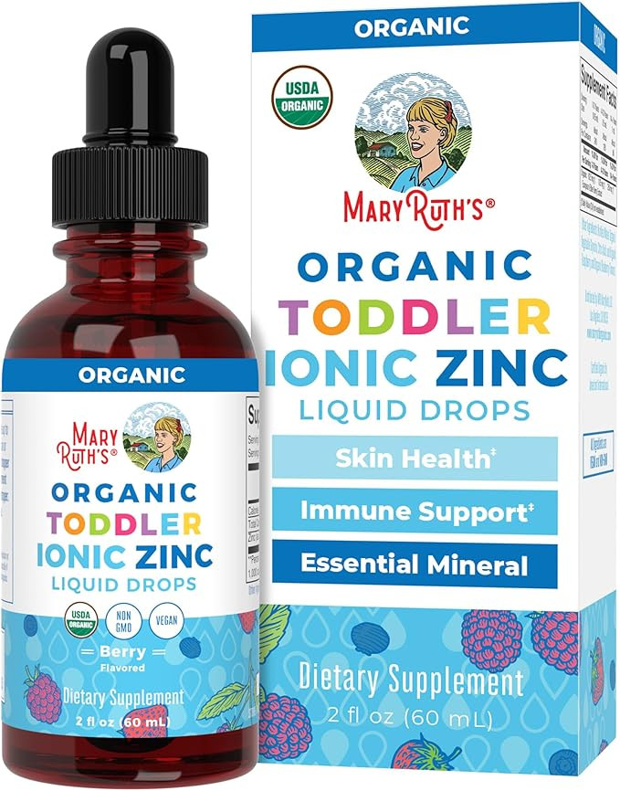 USDA Organic Toddler Liquid Zinc Drops by MaryRuth's | Zinc Sulfate | Immune Support Supplement| ... | Amazon (US)
