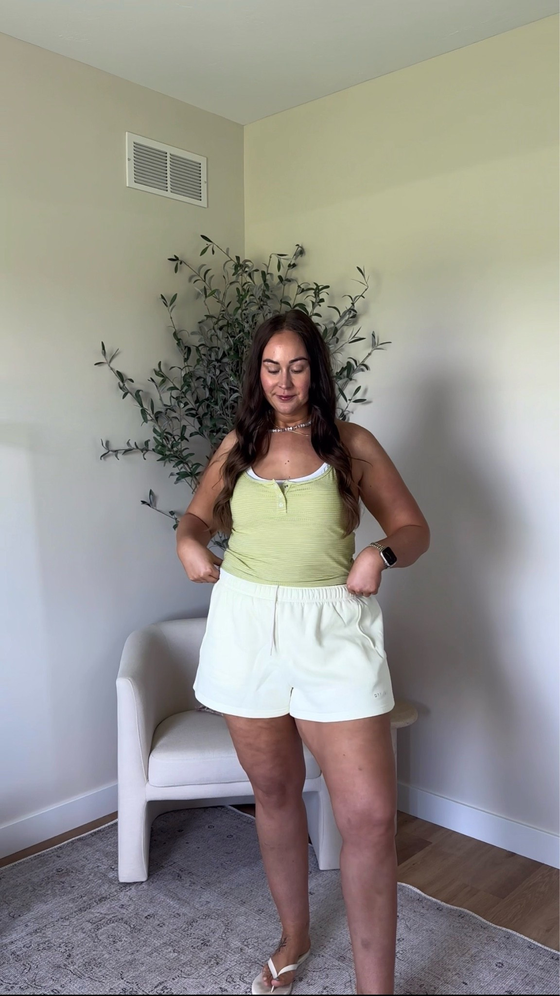 Aerie layered tank - large
Aerie 3” shorts - large 

Aerie real, aerie summer outfits, Tall girl fashion, size 14 summer outfit, midsize fashion, midsize mom style, casual summer outfit, summer outfit inspiration, tall women clothing, everyday outfit ideas, mom outfit ideas for summer, summer outfits 2026 women

#LTKootd #LTKMidsize #LTKTall