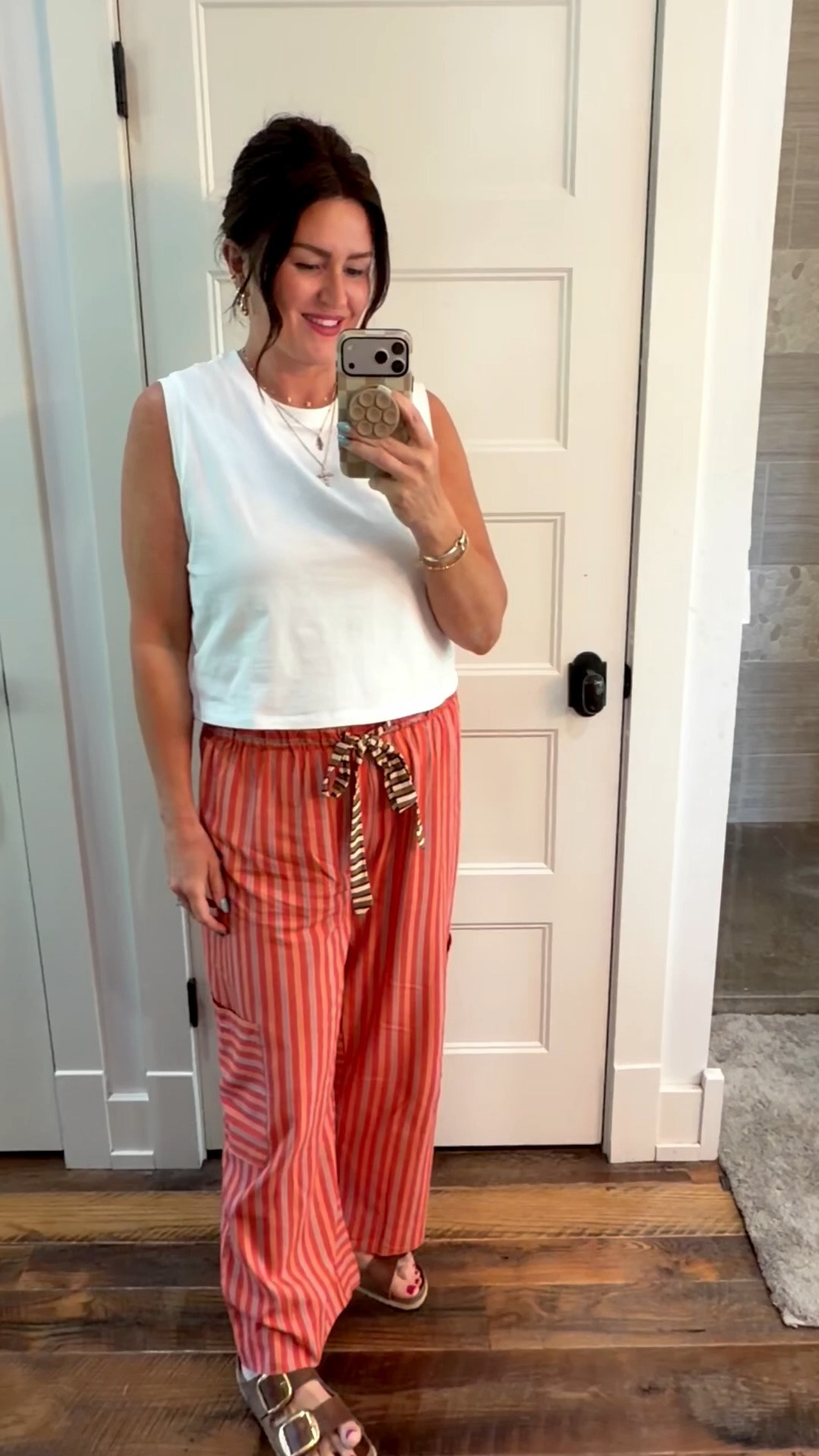 Tank is a summer staple and comes in so many colors at an awesome price point. 👏🏼  Also, these palazzo pants are just perfection. 👌🏼

#LTKMothersDay #LTKMidsize #LTKootd