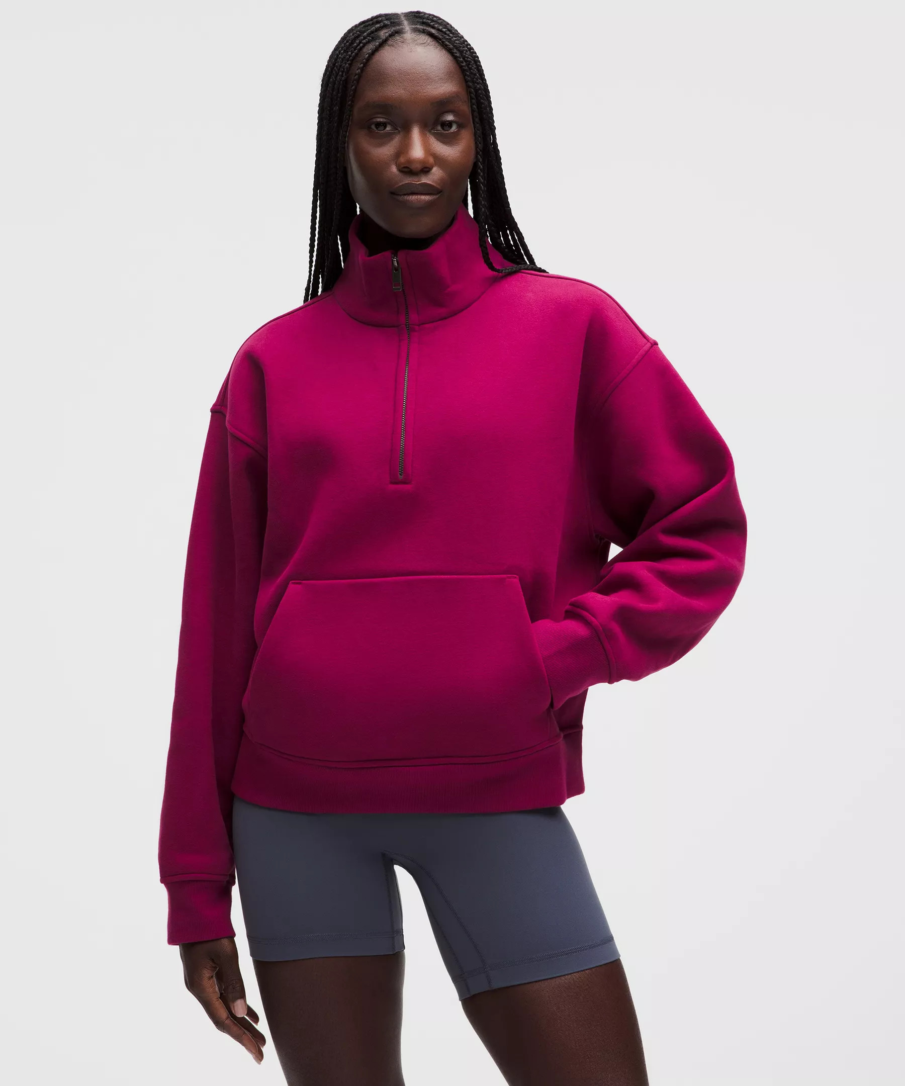 Women's Steady State SuperLoft Funnel-Neck Half Zip | Lululemon (US)