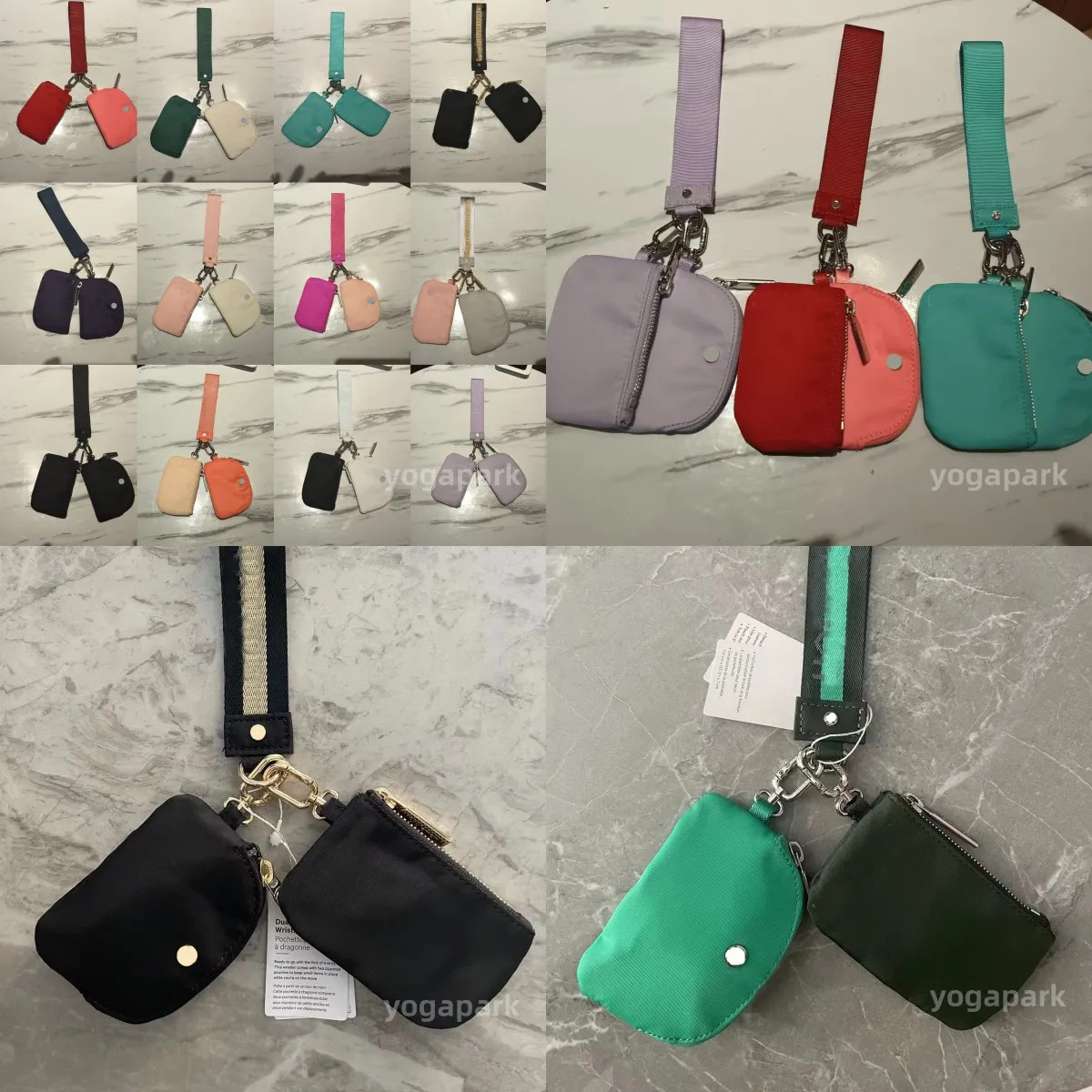 Save Big on Bulk  Free Shipping Dual Pouch Yoga Bag Multi Functional Zero Wrist Bag Mini Detachab... | DHGate