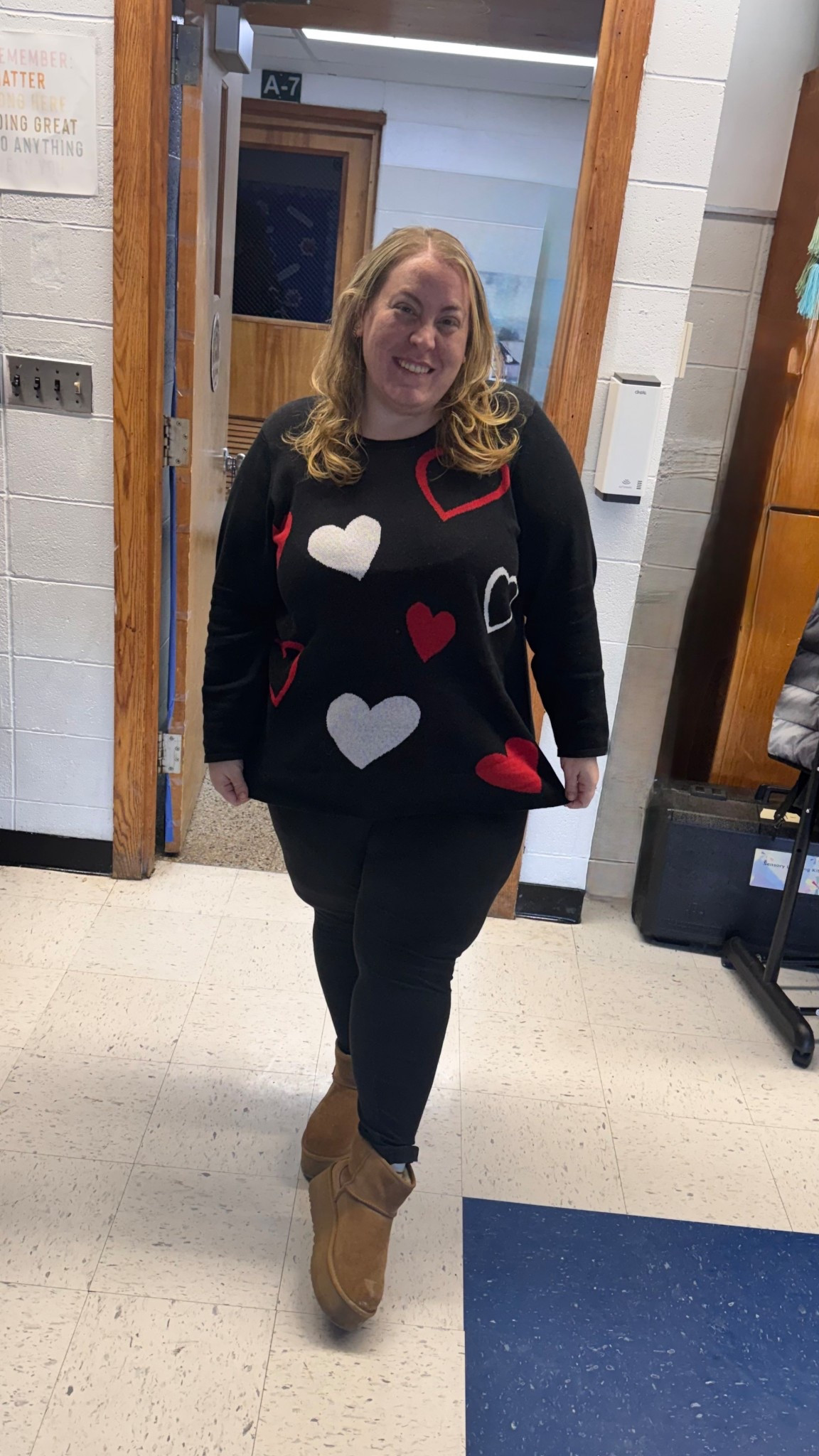 The cutest heart sweater 

#LTKOver40 #LTKmomlife #LTKPlusSize