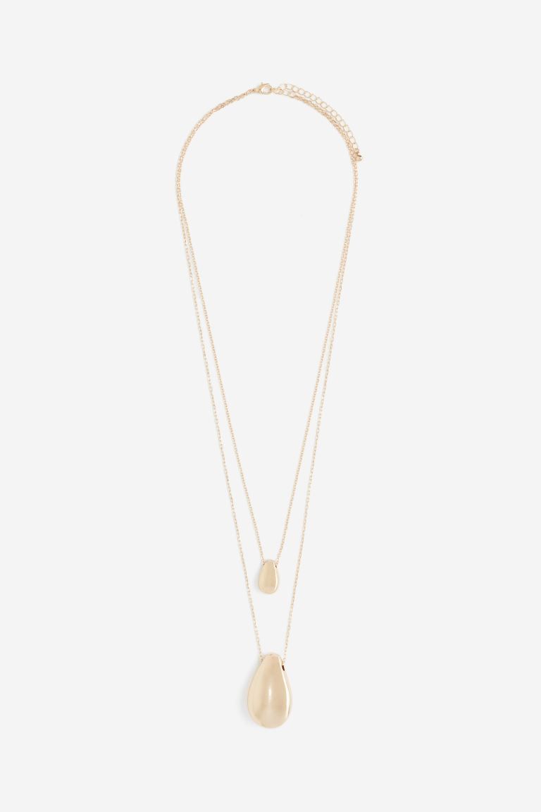 Double-strand Pendant Necklace | H&M (US + CA)