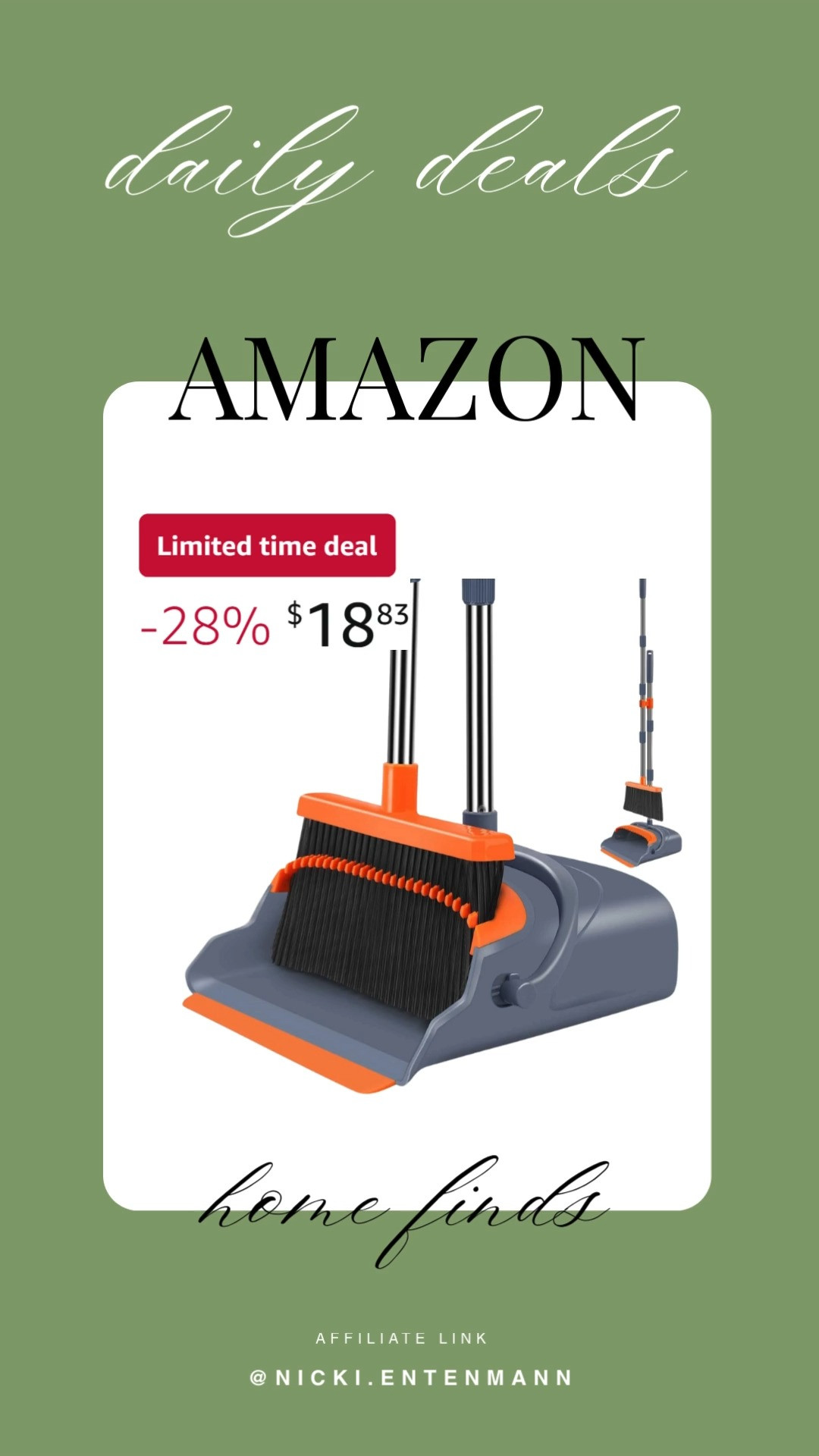 This upgrade broom and dustpan set brings cheerful ease and effortless order to everyday cleaning with practical flair. #BroomSet #DustpanSet #CleaningTools #HomeEssentials #DailyCleaning #HouseholdGear #LifestyleLooks #ModernCharm #PracticalStyle #TrendyHome 🧹✨🏡
 

 #LTKHome #LTKSaleAlert #LTKTravel