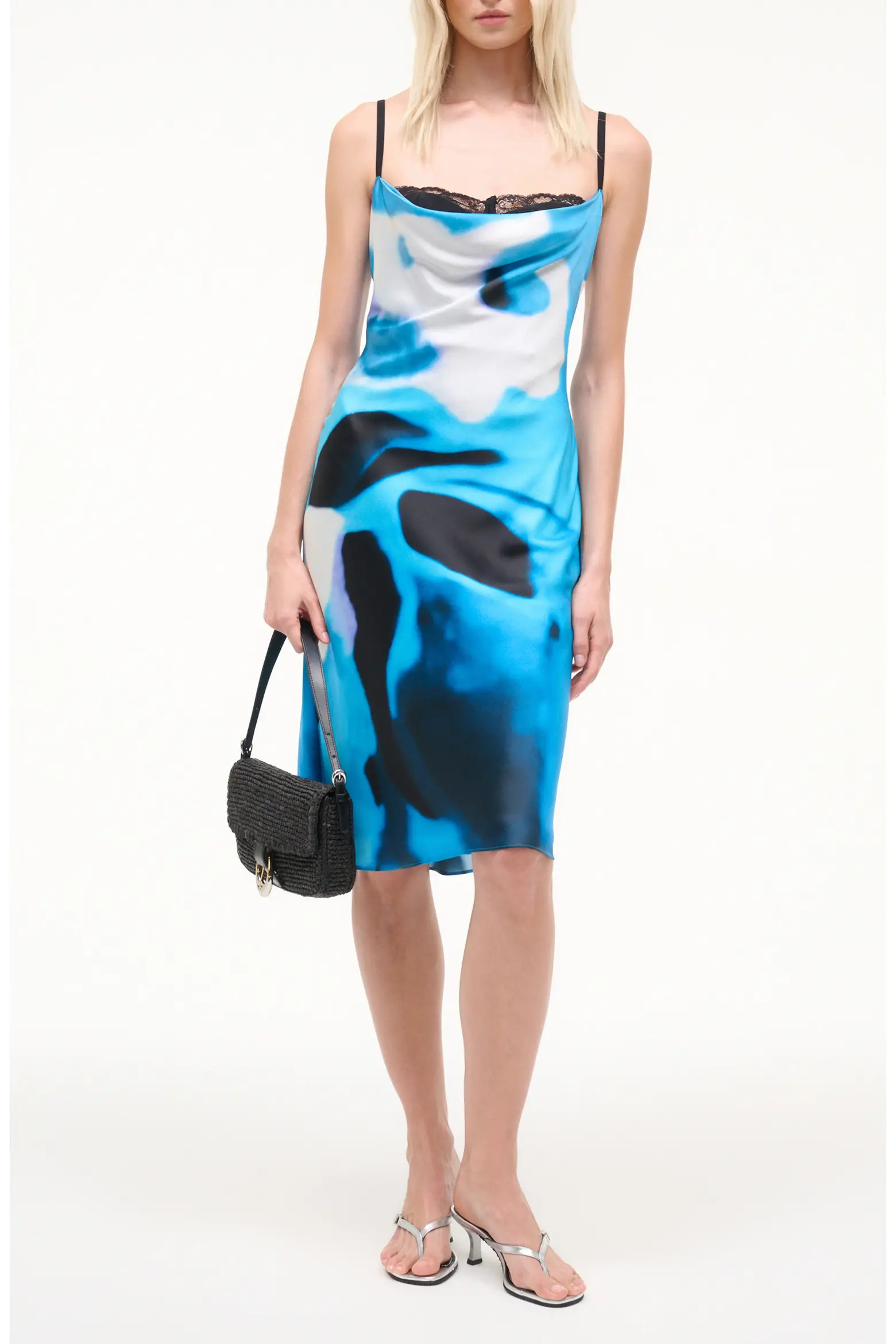 Evangeline Abstract Print Stretch Silk Slipdress (Women) | Nordstrom | Nordstrom