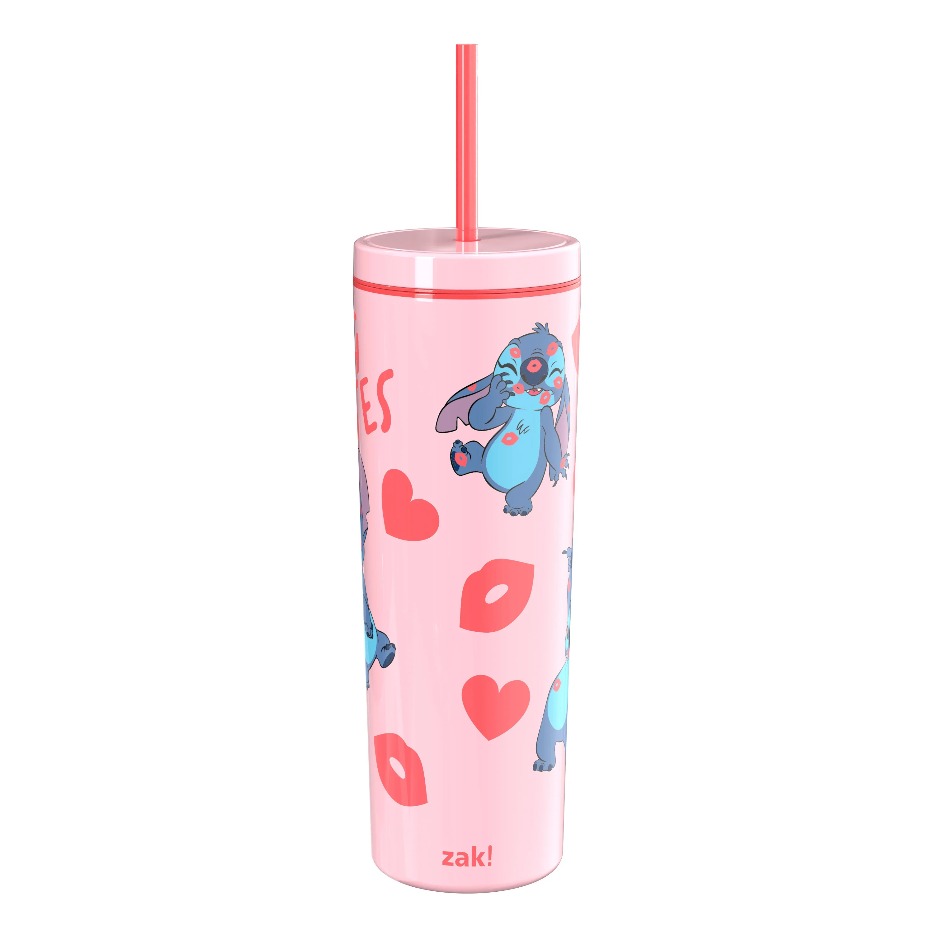 Zak Designs 22.5oz Stitch Bravo Tumbler with Straw | Walmart (US)