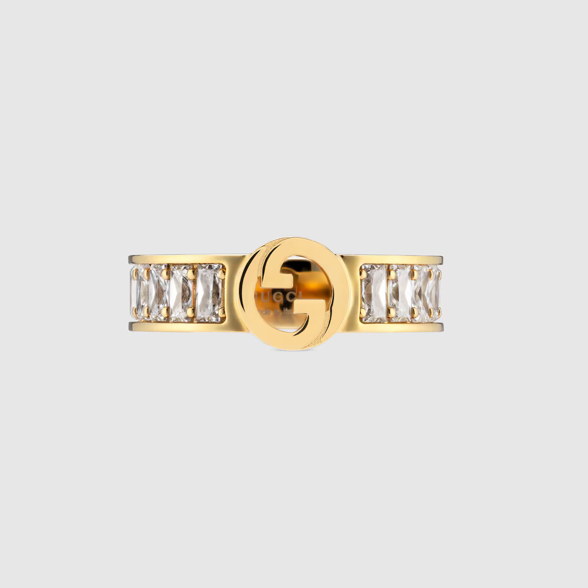 Gucci Gucci Blondie wide crystal ring | Gucci (US)