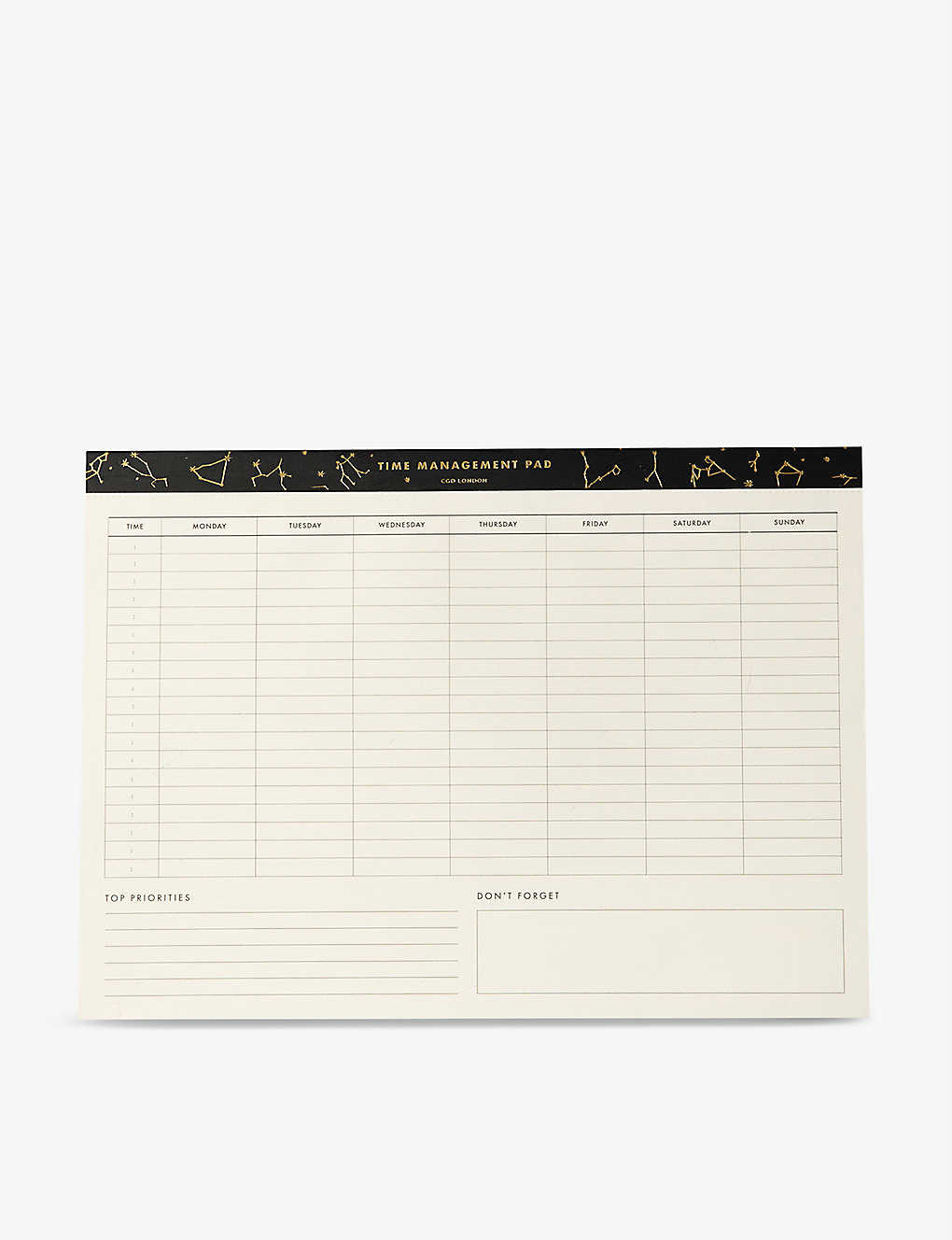 Time Management Pad weekly planner | Selfridges