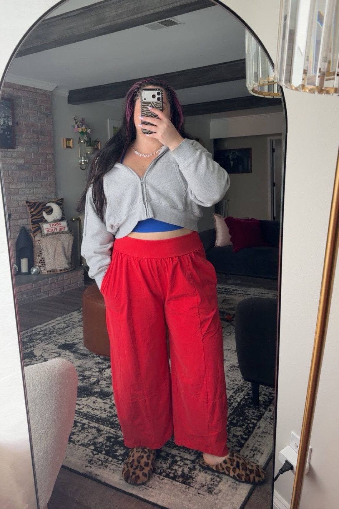 05.03.2026 OOTD 
Pants are ShopMaddyJae, tank is Comfrt, and necklace is made by me ☺️🏀

#LTKootd #LTKMidsize #LTKdayinmylife