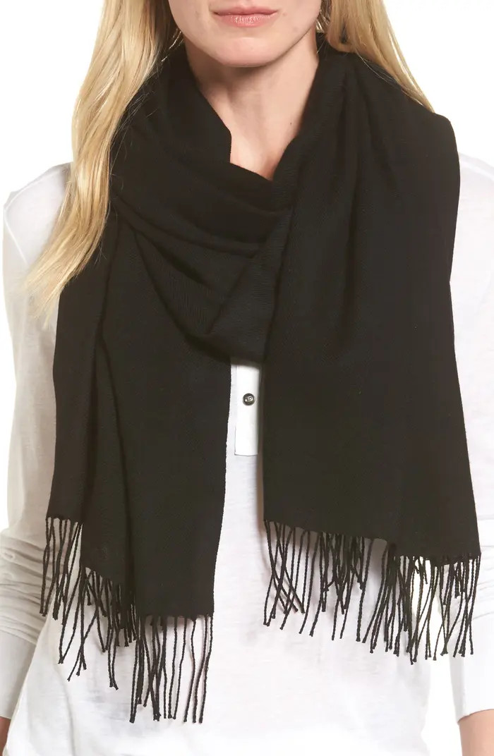 Tissue Weight Wool & Cashmere Scarf | Nordstrom