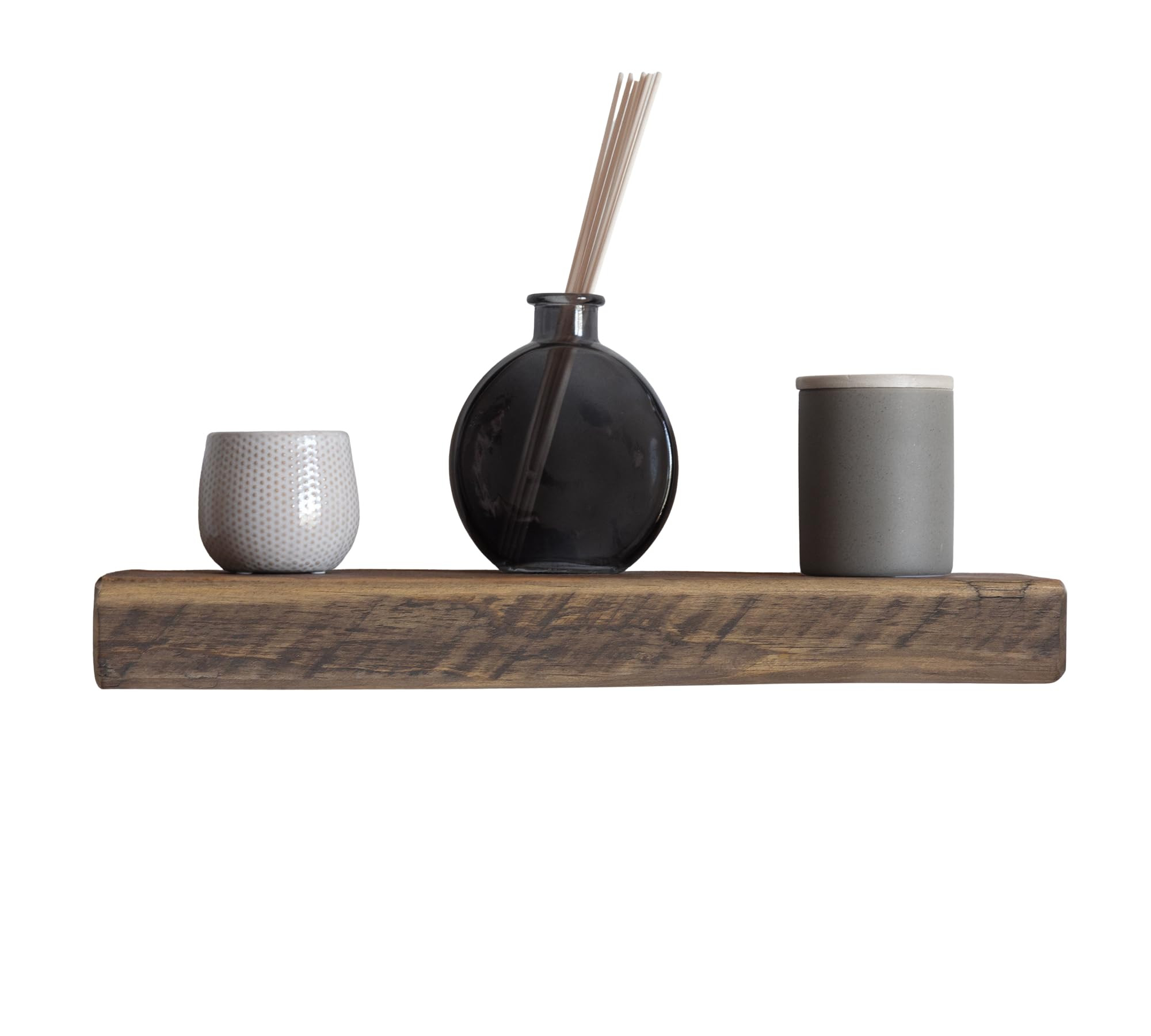 Reclaimed Wood Floating Shelves Real Solid Thick Wood Rustic Shelf Handmade | Amazon (US)