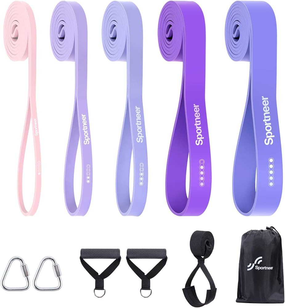 Sportneer Resistance Bands for Working Out: 5-130lb Resistance 5 Levels Pull Up Assistance Bands ... | Amazon (US)