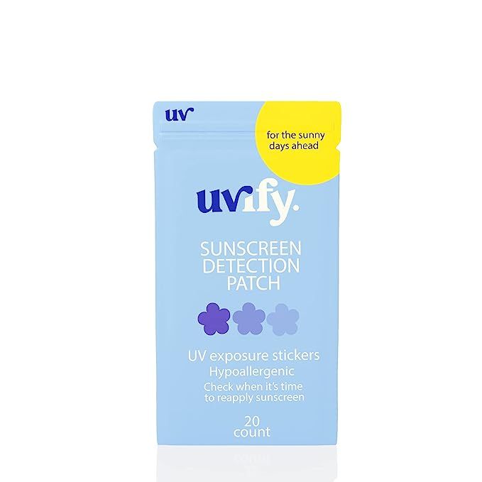 UV Stickers for Sunscreen | 20 Count UV Detection Stickers | Know When to re-Apply Sunscreen | UV... | Amazon (US)
