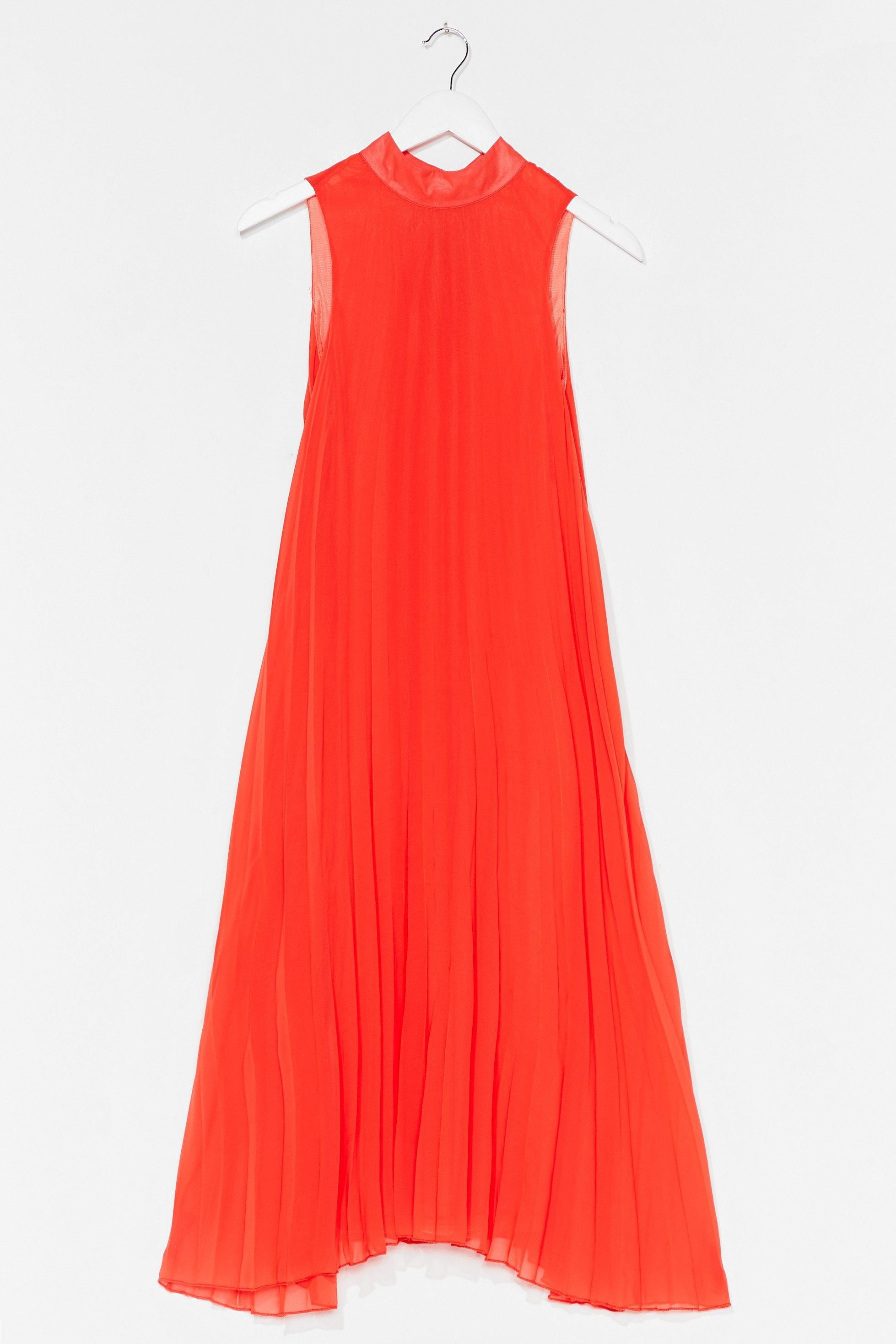 Flow With It Pleated Midi Dress | NastyGal (US & CA)