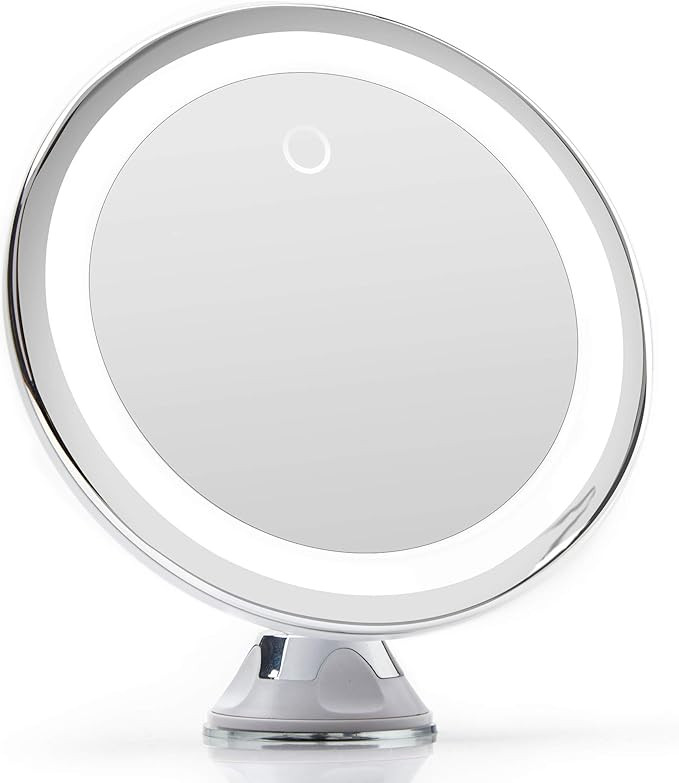 Amazon.com: Fancii 10X Magnifying Makeup Mirror with True Natural Light and Locking Suction - 8 i... | Amazon (US)