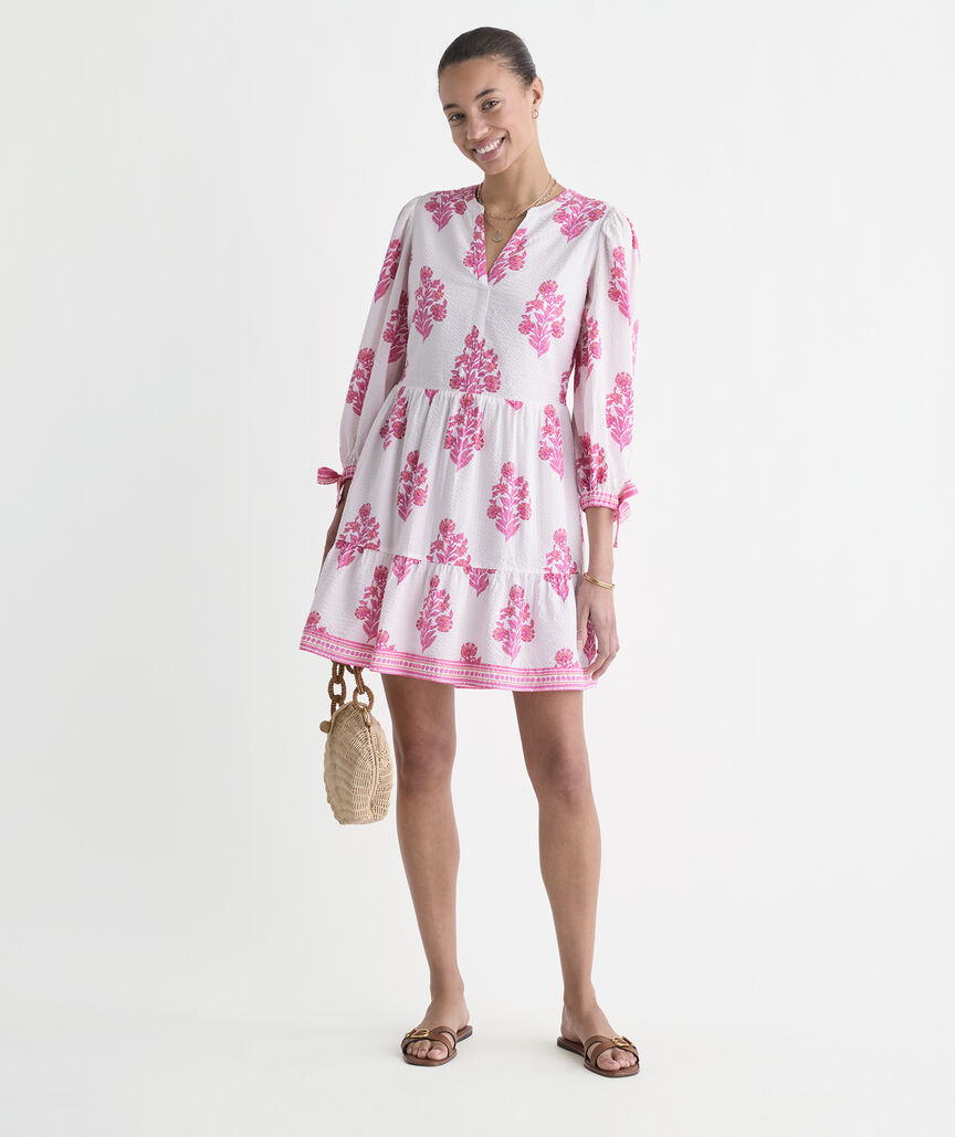 Tessa Tie-Sleeve Dress | vineyard vines