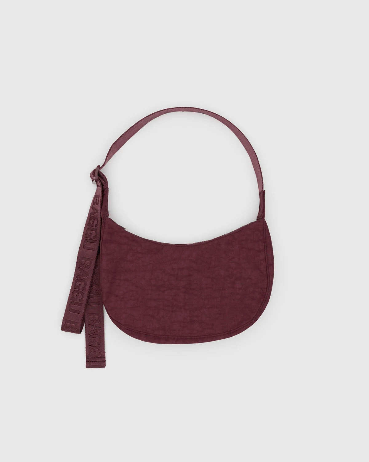 Small Nylon Crescent Bag Mahogany - Baggu | BAGGU