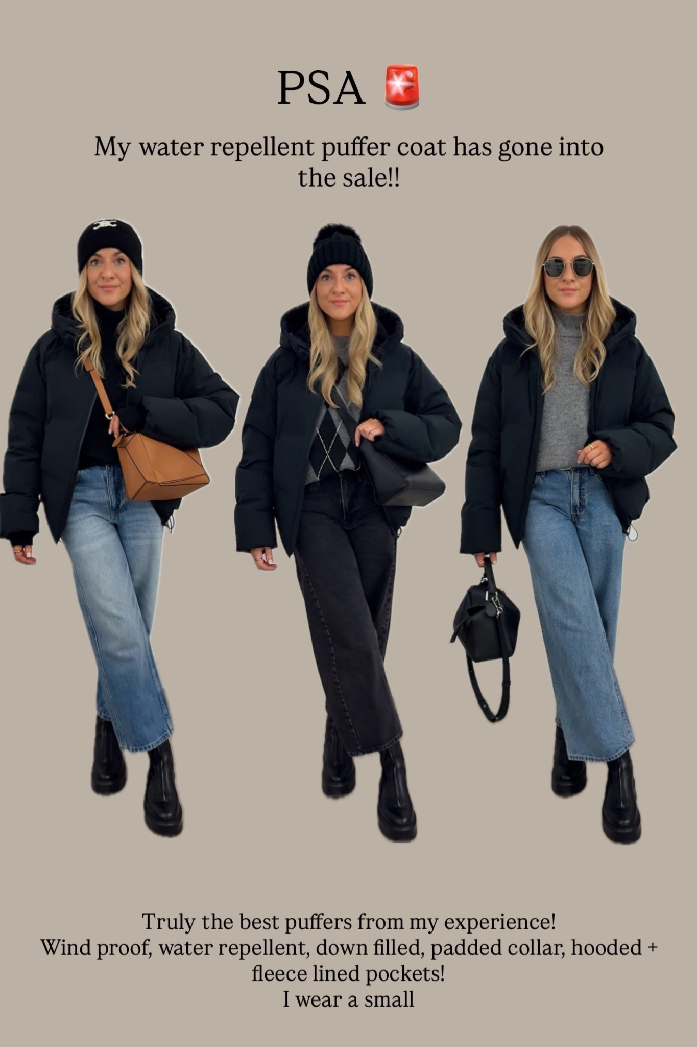 The best winter coats! 
Water repellent, wind proof, down filled, hooded, padded collar & fleece lined pockets 🙌🏻 I wear a small 

#LTKCyberWeek #LTKsale